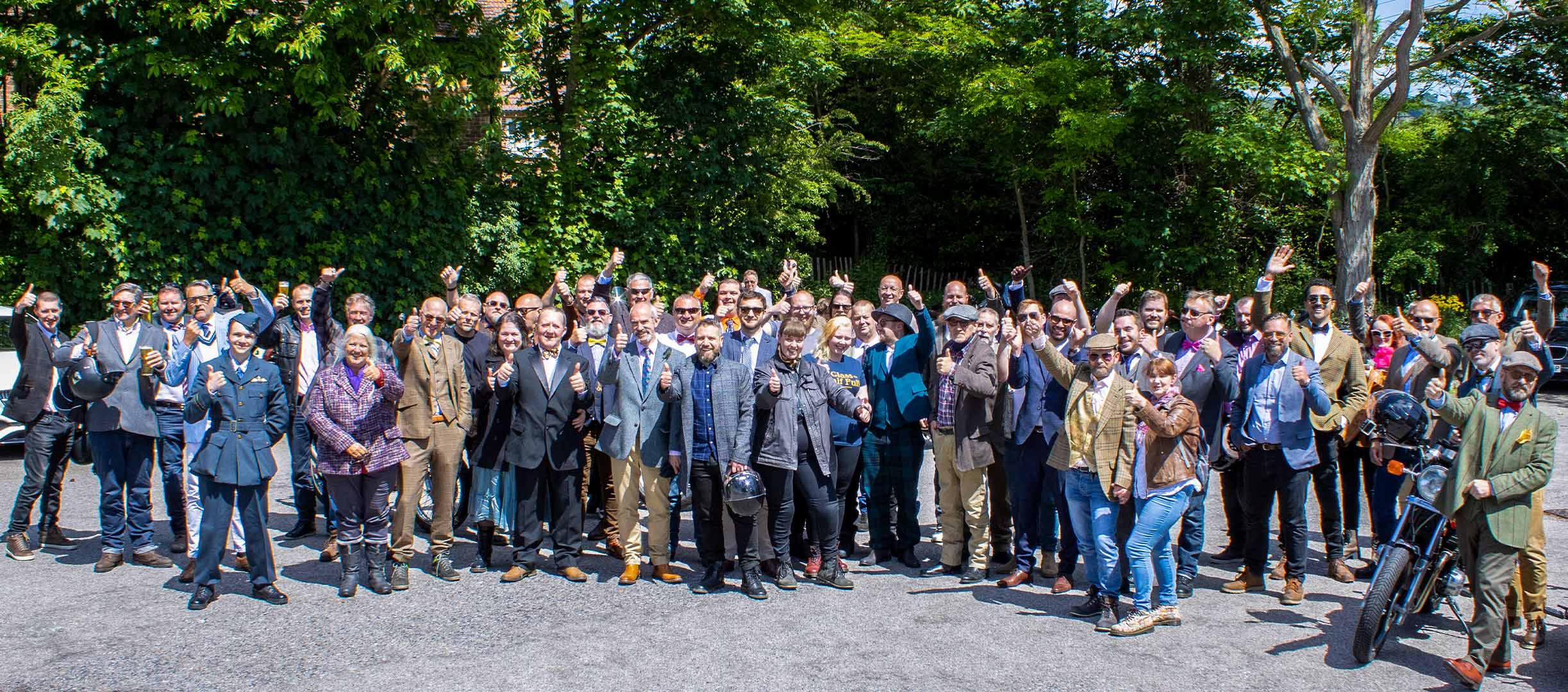 The Distinguished Gentleman's Ride 2022 - Group Photo Maidstone Area