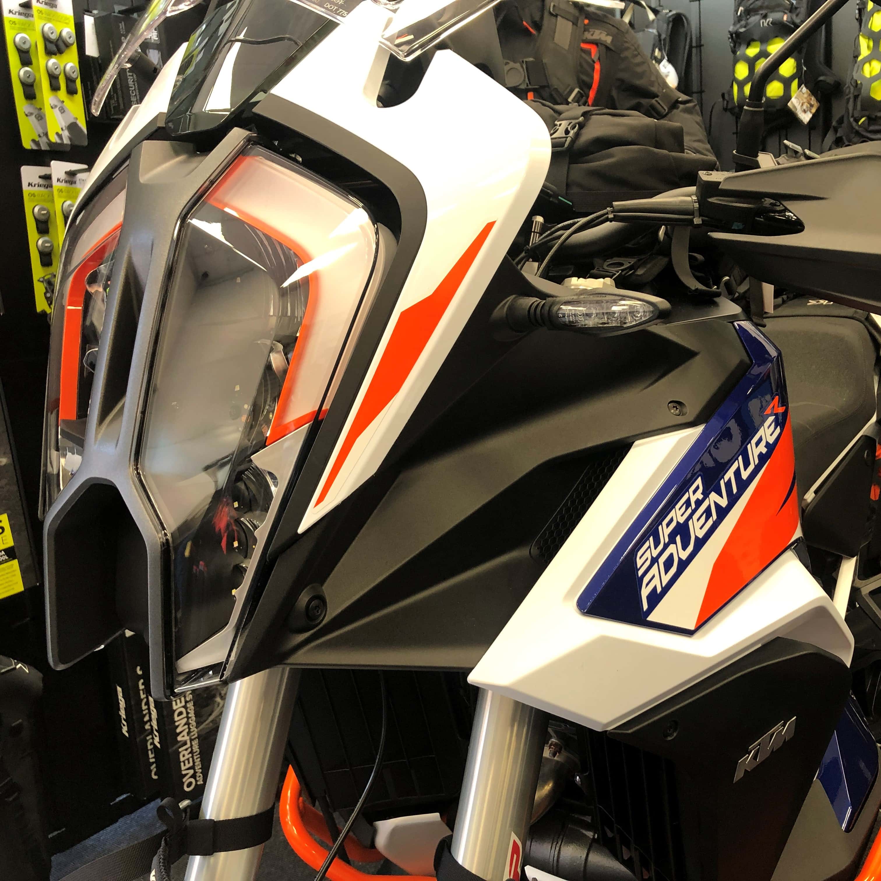 Laguna Exclusive KTM Super Adventure R with free tech pack and Kriega luggage