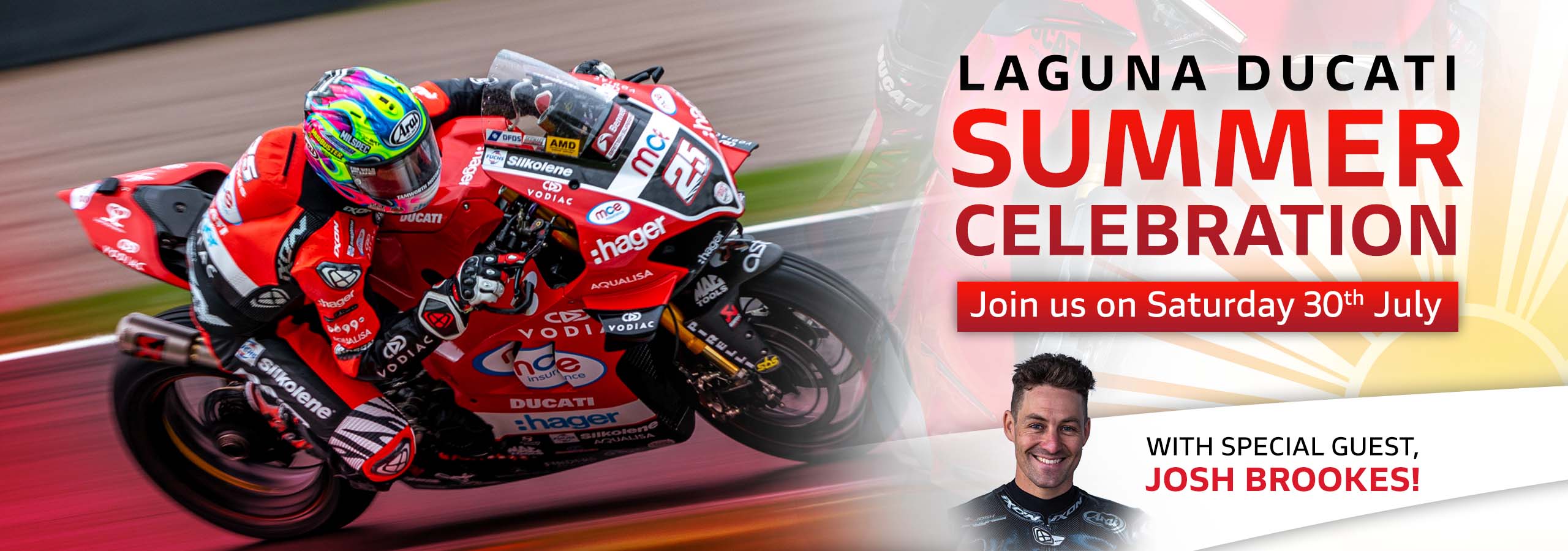 Join us at our Laguna Ducati Summer Celebration Event on Saturday 30th July