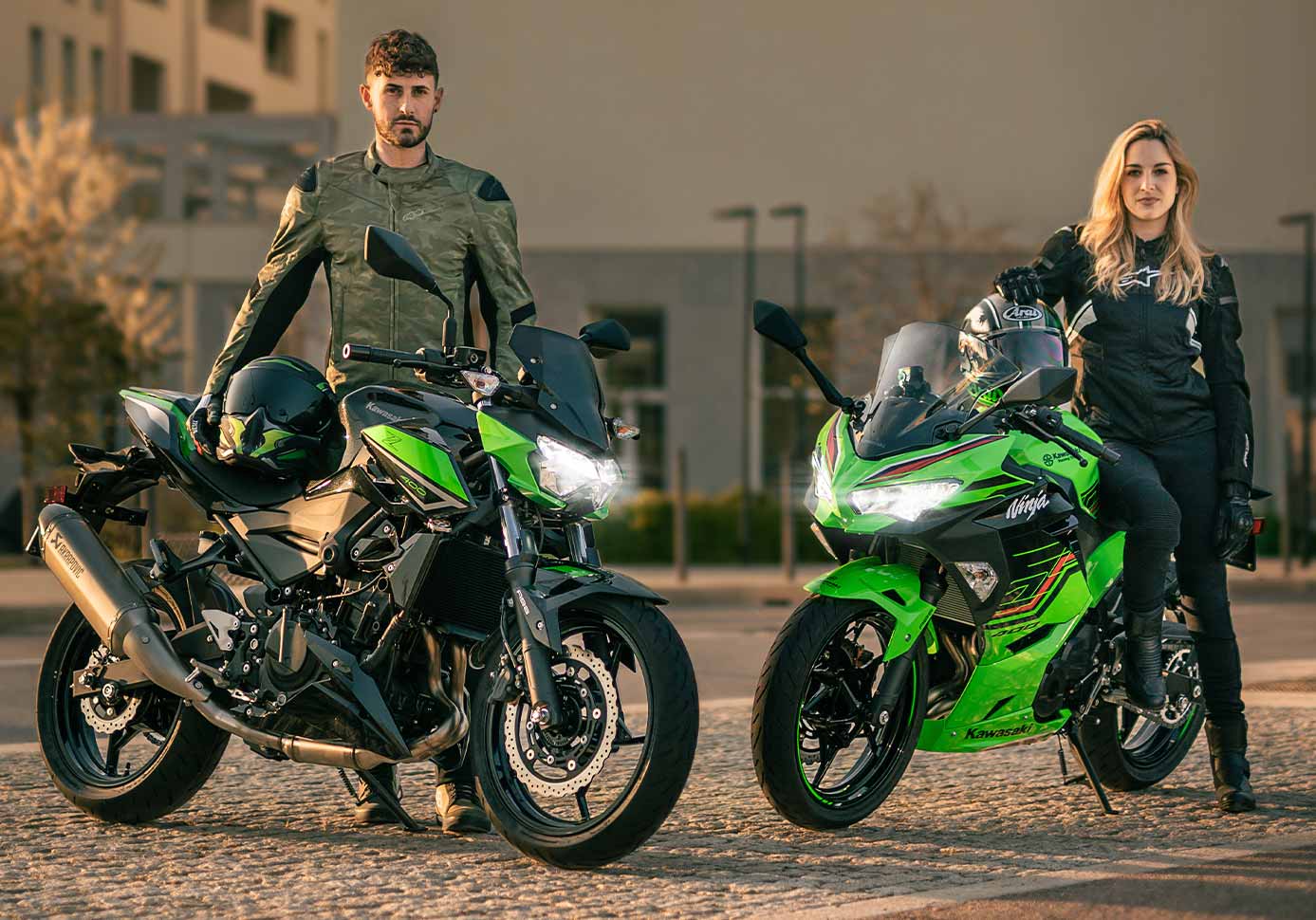 The all-new Kawasaki 400cc range - Z400 and Ninja 400