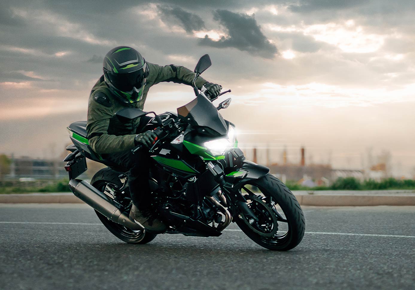 The all-new Kawasaki Z400 Sugomi Naked Bike