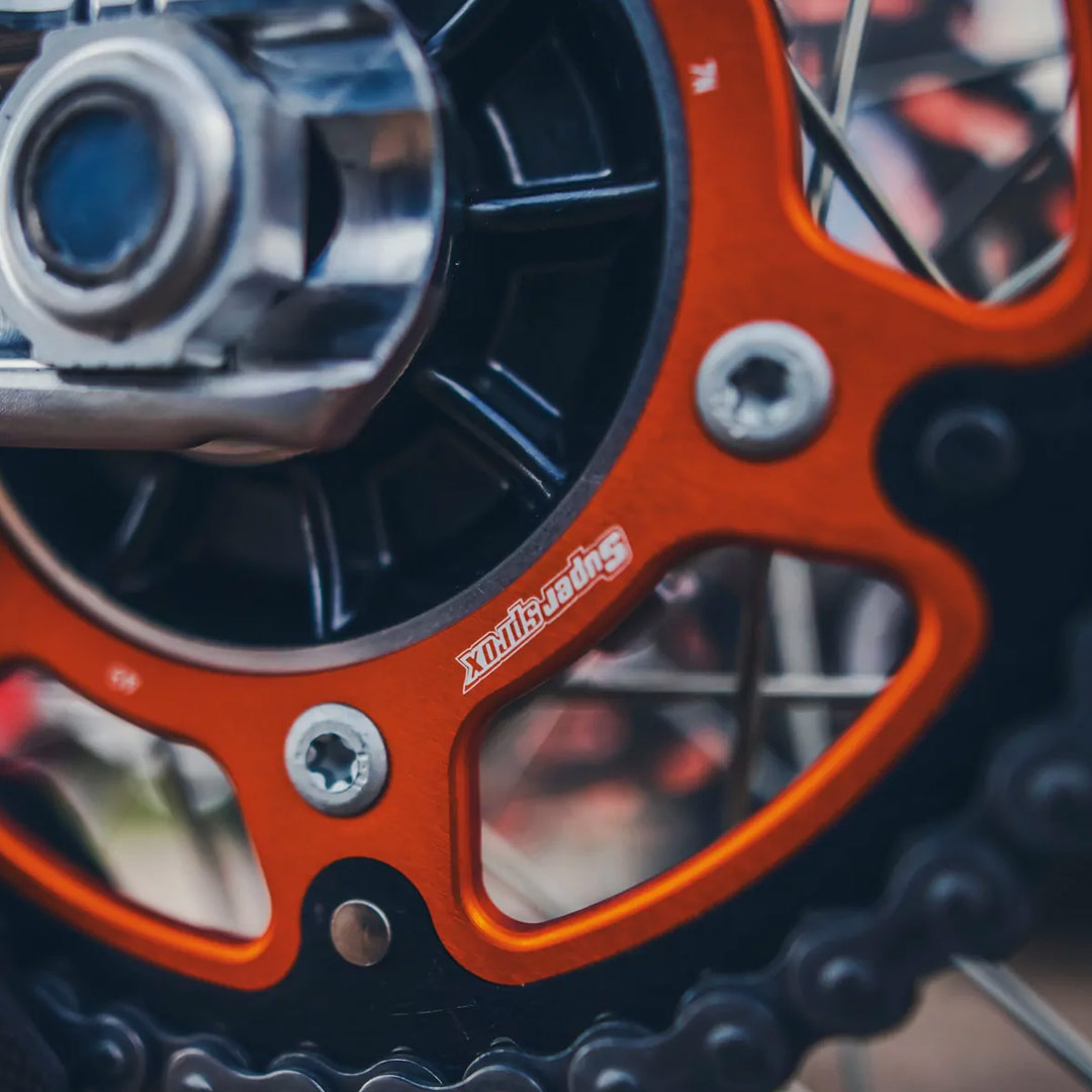 Laguna Motorcycles - Customisation Work - It's an investment - dual sprockets