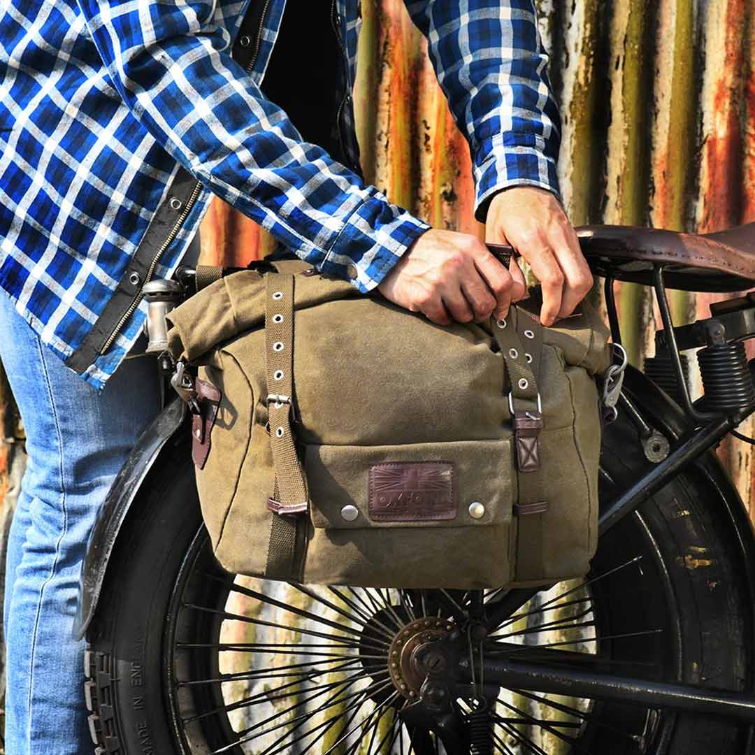 Laguna Motorcycles - Customisation Work - Small but effective - soft luggage
