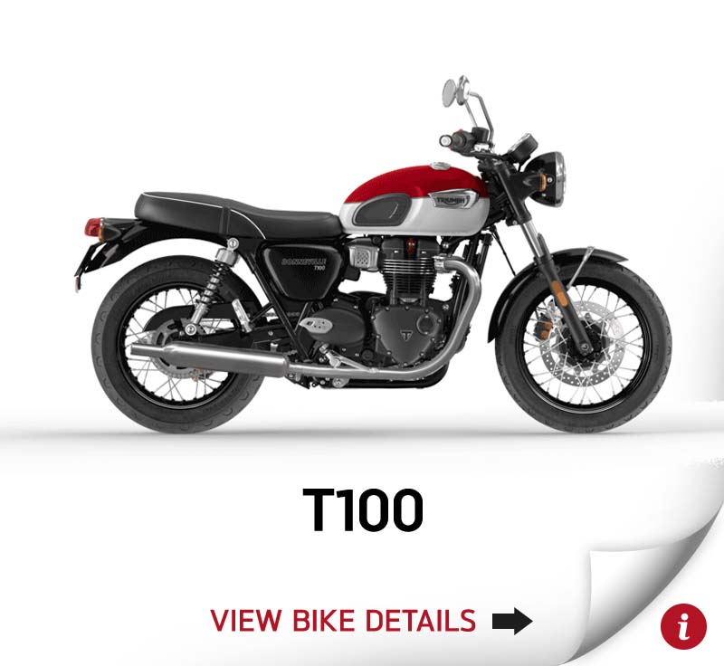 Our new Triumph in-stock bikes - Triumph Bonneville T100