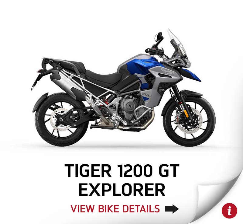 Our new Triumph in-stock bikes - Tiger 1200 GT Explorer