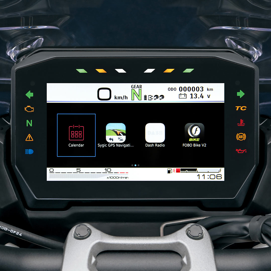 The all-new Suzuki GSX-S1000GT dash shot