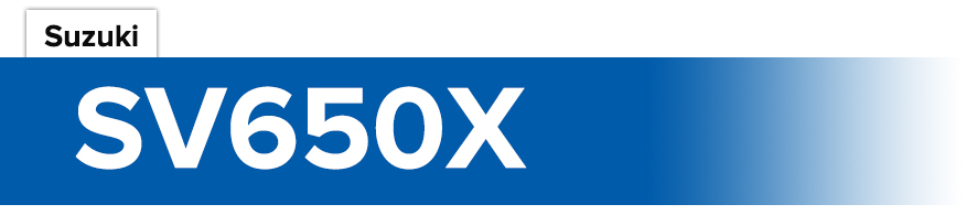 Suzuki SV650X Title Board
