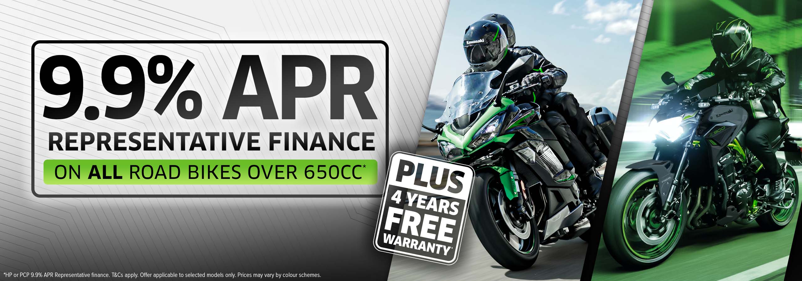 Kawasaki Offers on Bikes over 650cc at Laguna Motorcycles in Maidstone and Ashford