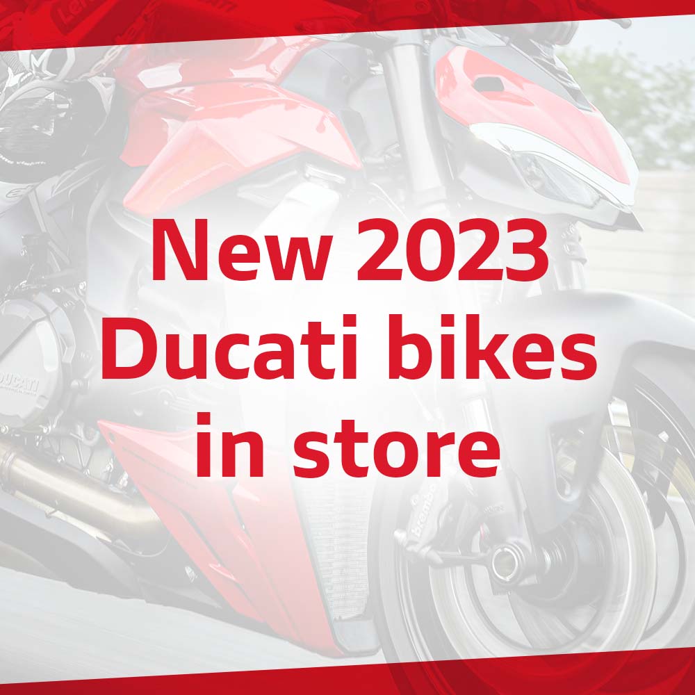 Come and see some new 2023 Ducati bikes at Laguna Motorcycles in Ashford for our Ducati Season Opener Event on Saturday the 29th of April!