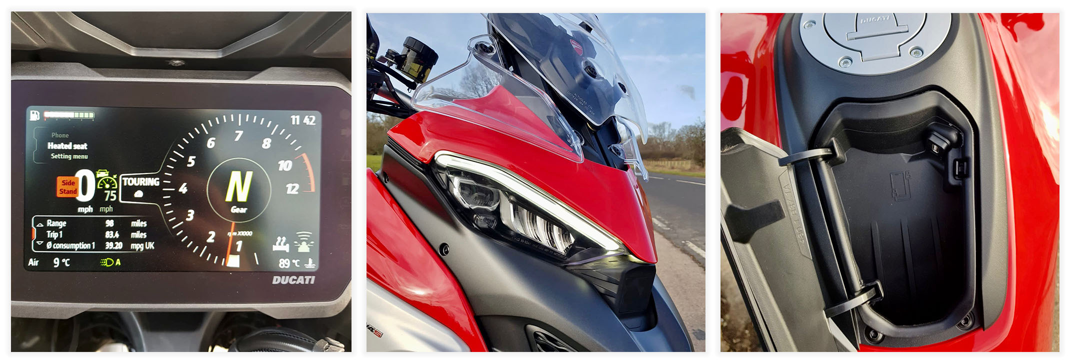 Chris reviews the Ducati Multistrada V4 S Full at Laguna Motorcycles in Ashford
