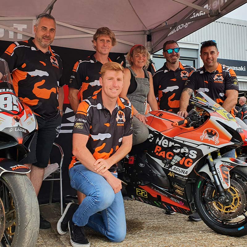 The 2022 True Heroes Racing Riding Team