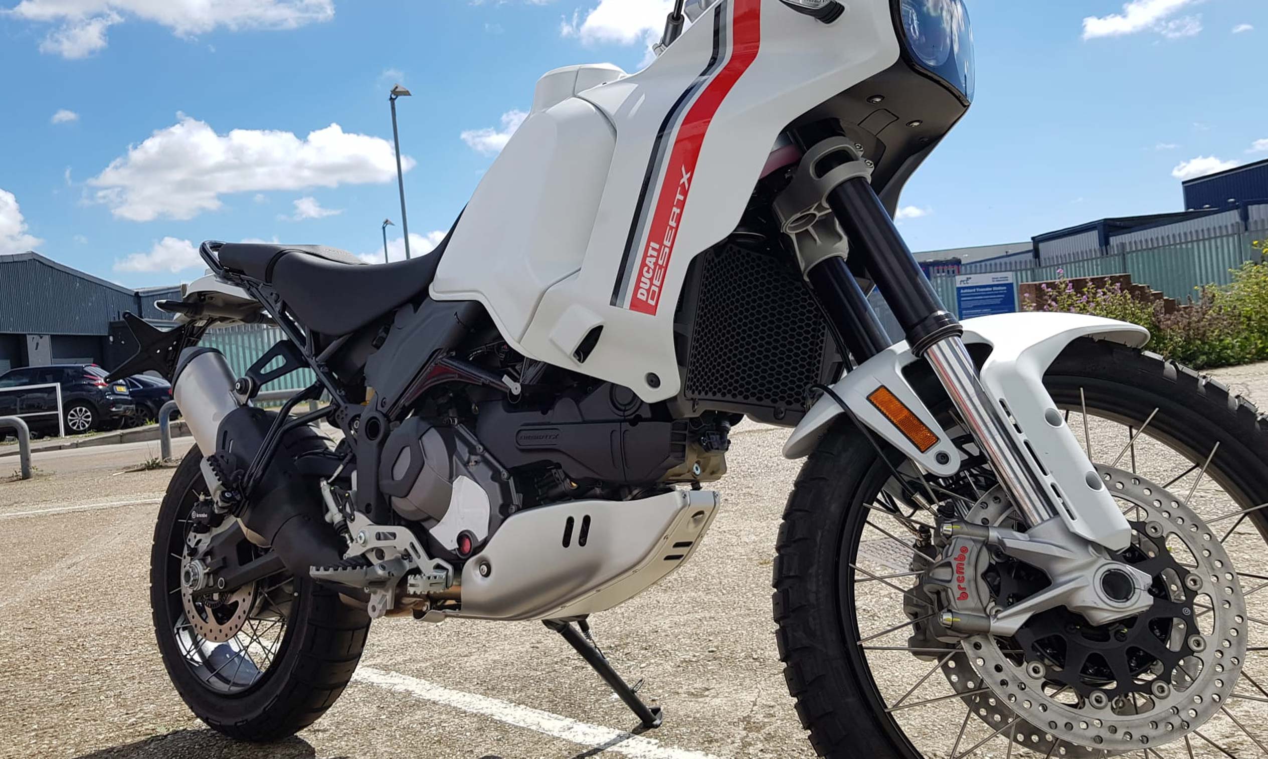 Ducati DesertX Demo Bike Arrival