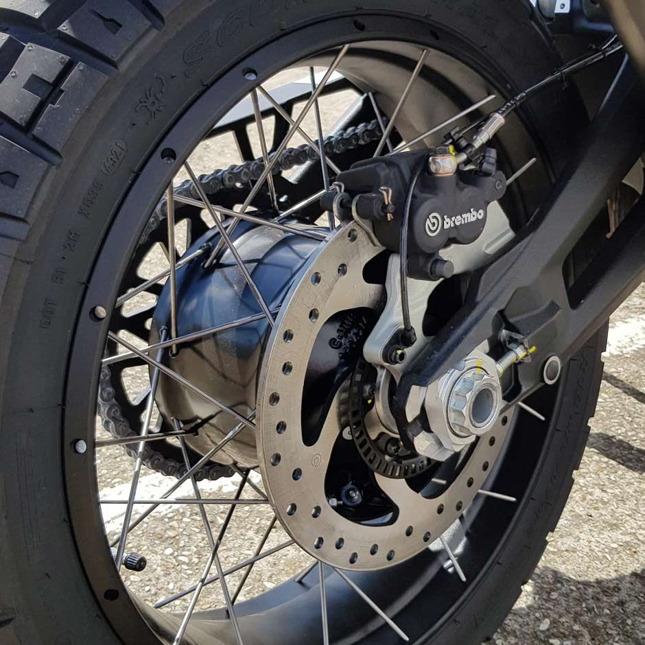 Ducati DesertX Tyre Close