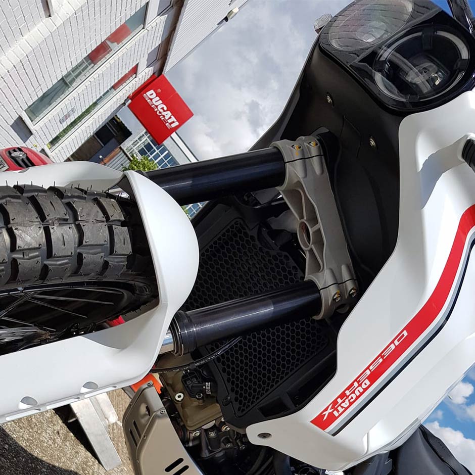 Ducati DesertX Close Up front view