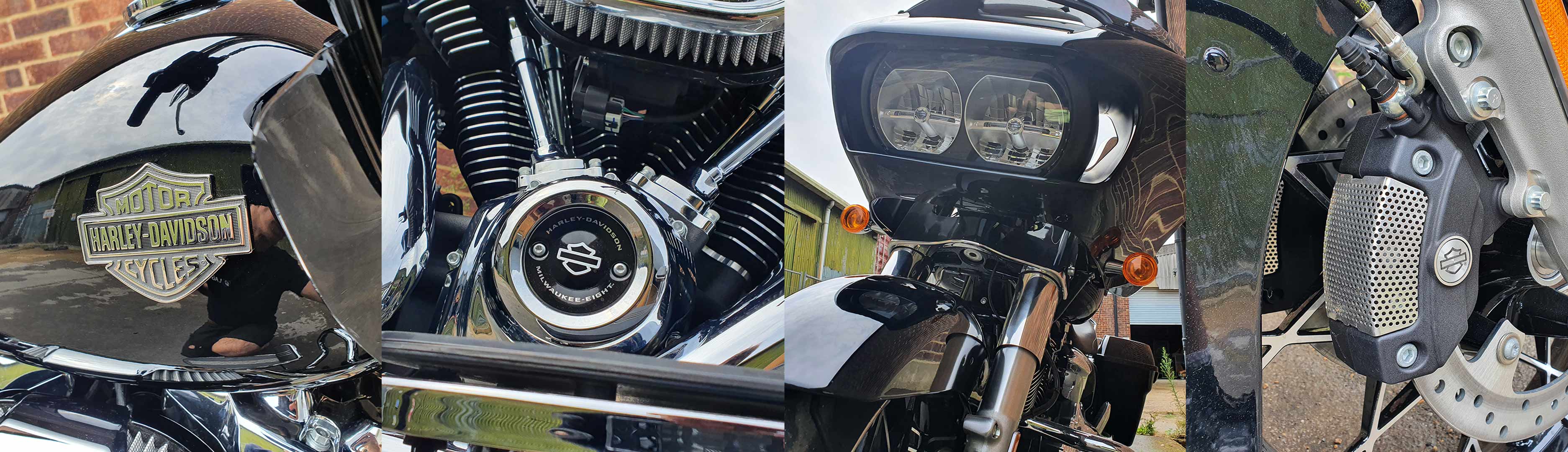 Collage of the Harley-Davidson Road Glide Special 2021