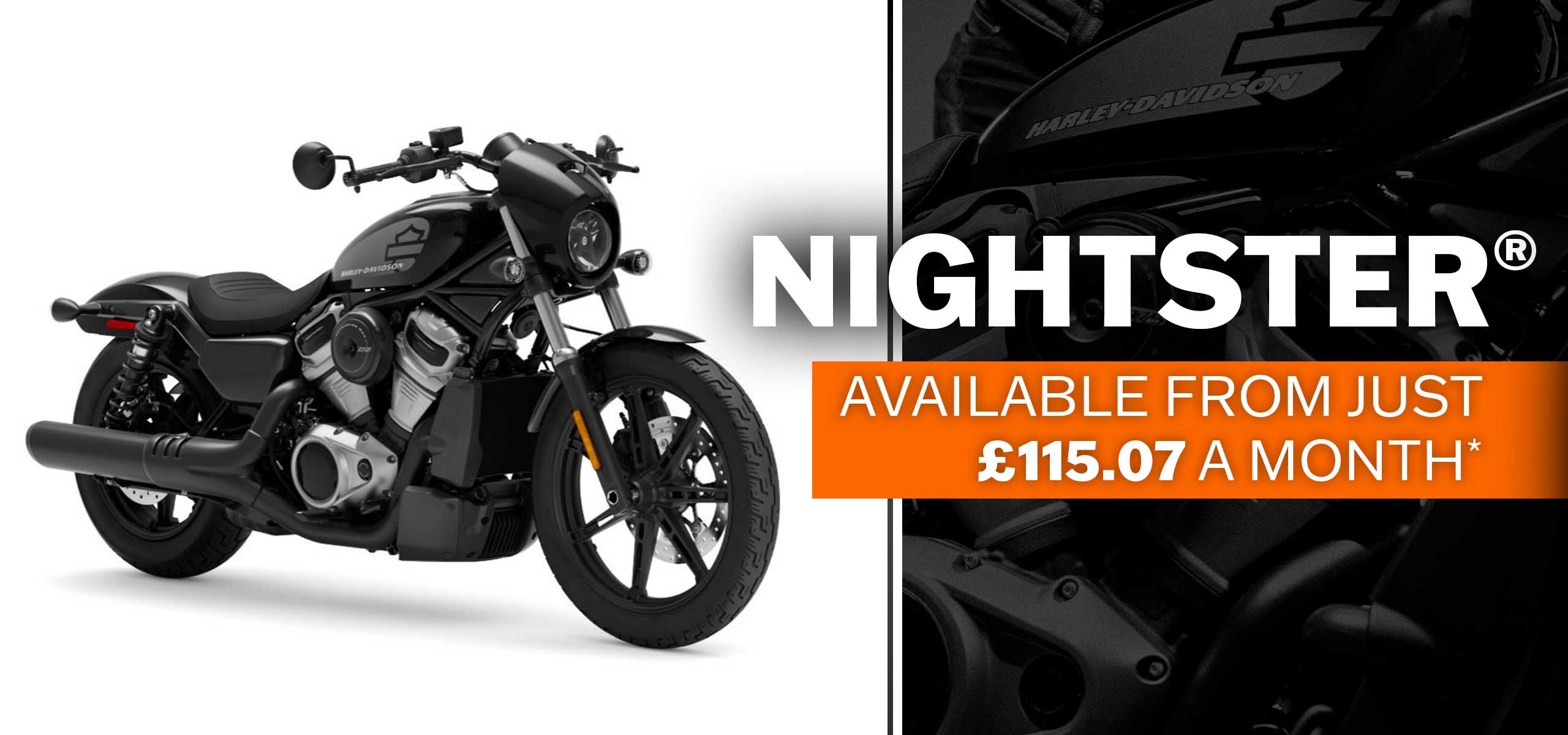 The Nightster is available at Maidstone Harley-Davidson with monthly payments on H-D Finance