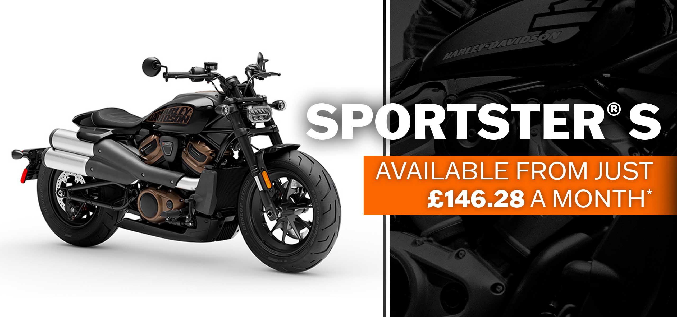 The Sportster S is available at Maidstone Harley-Davidson with monthly payments on H-D Finance