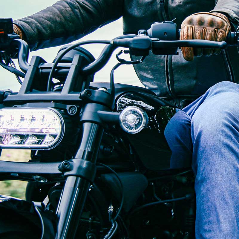 Close up of Henry Cole on the Sportster® S