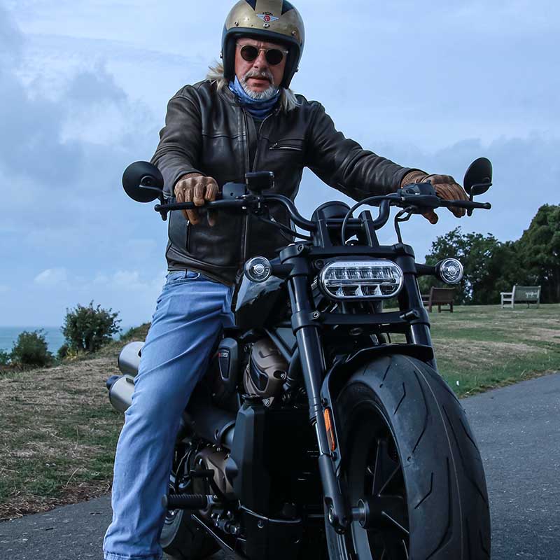 Henry Cole Sitting on the Sportster® S
