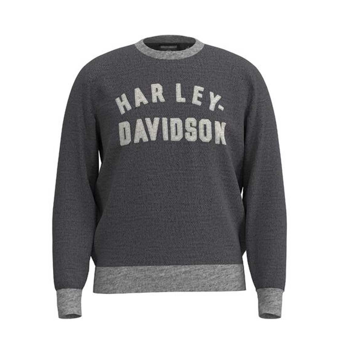 Dark Grey Knit Sweater Mens