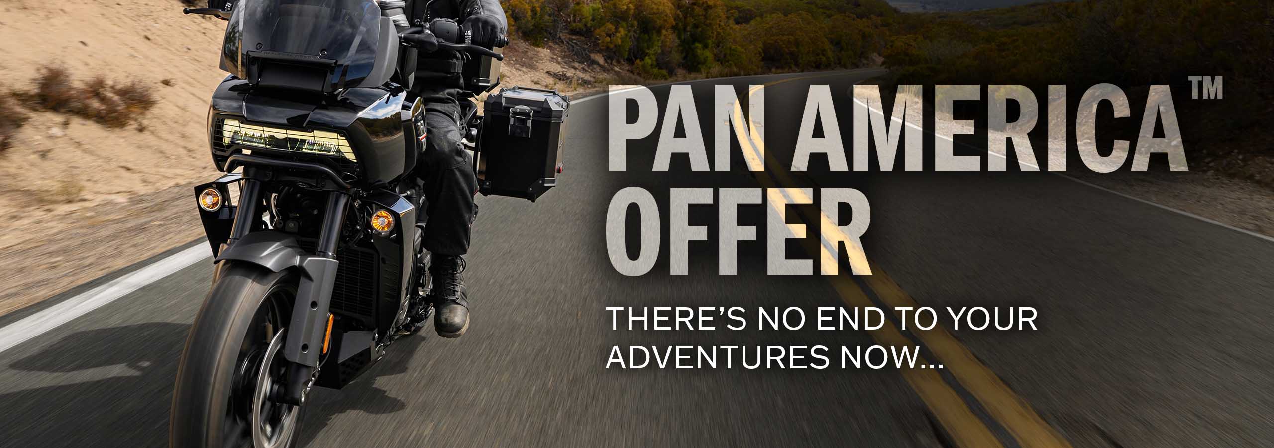 Pan America™️ and Pan America™️ Special available at Maidstone Harley-Davidson with extended warranty and roadside assistance on finance