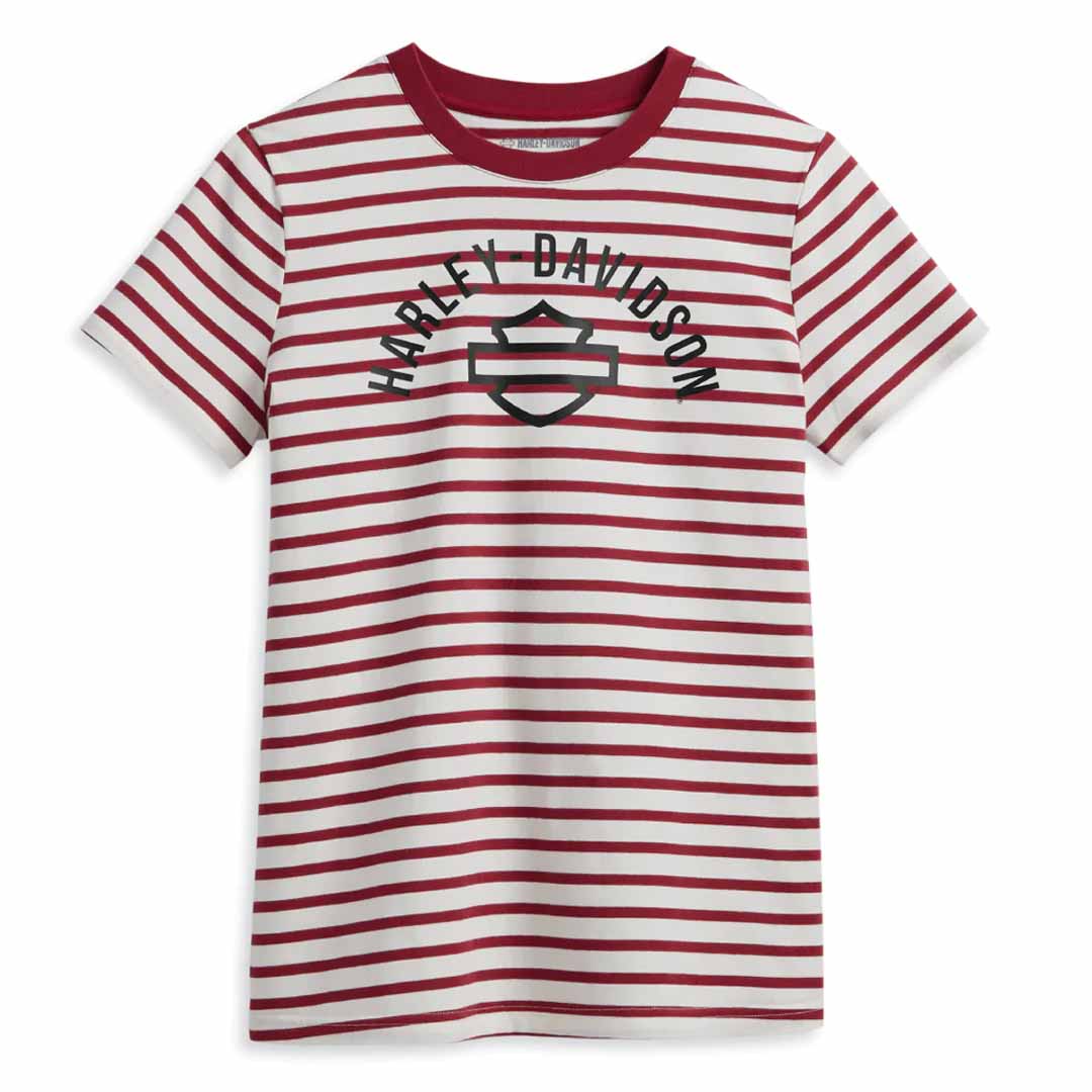 Harley-Davidson red stripped forever tshirt