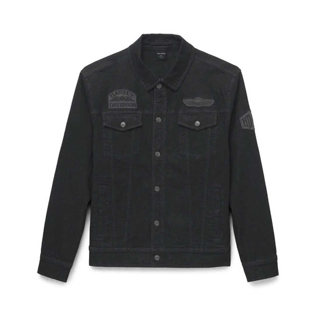 Harley-Davidson® Tour Denim Jacket in Black