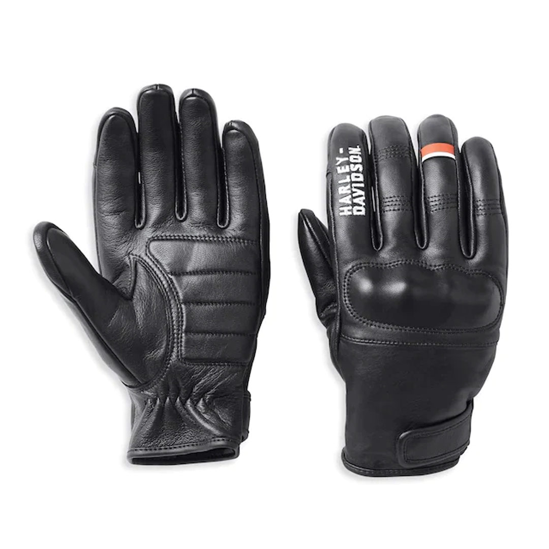 H-D® Mens South Shore Gloves Leather Black