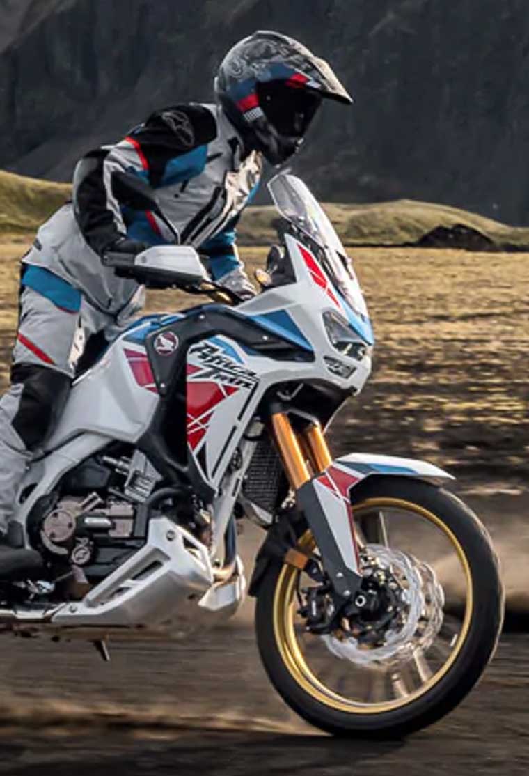 Side photo of Africa Twin