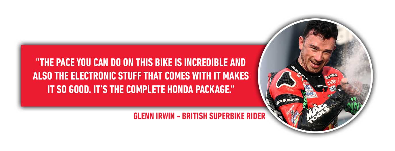 Quote from BSB Glenn Irwin