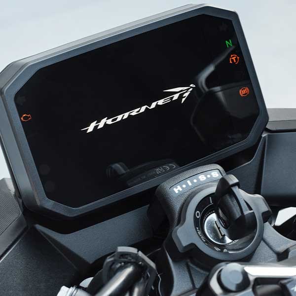 The new Honda Hornet TFT Screen