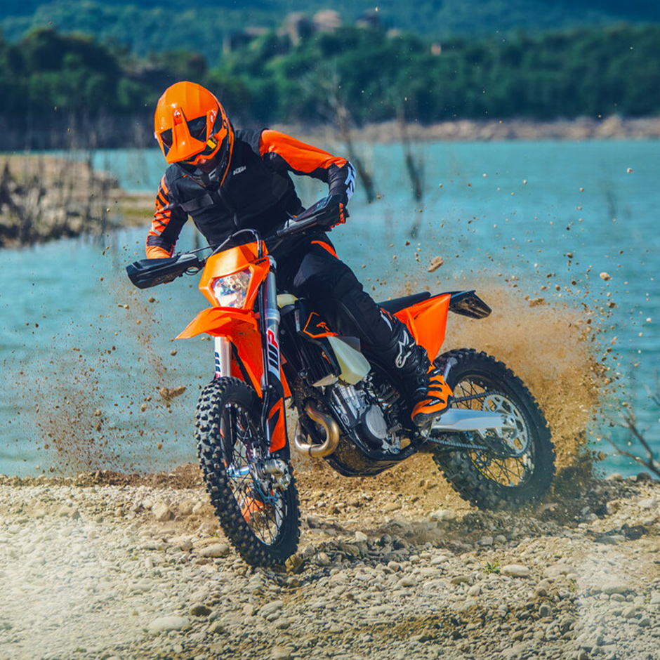 Enjoy a £1,000 clothing and accessories voucher when you purchase any new KTM Enduro model from Laguna Motorcycles in Maidstone or Ashford.