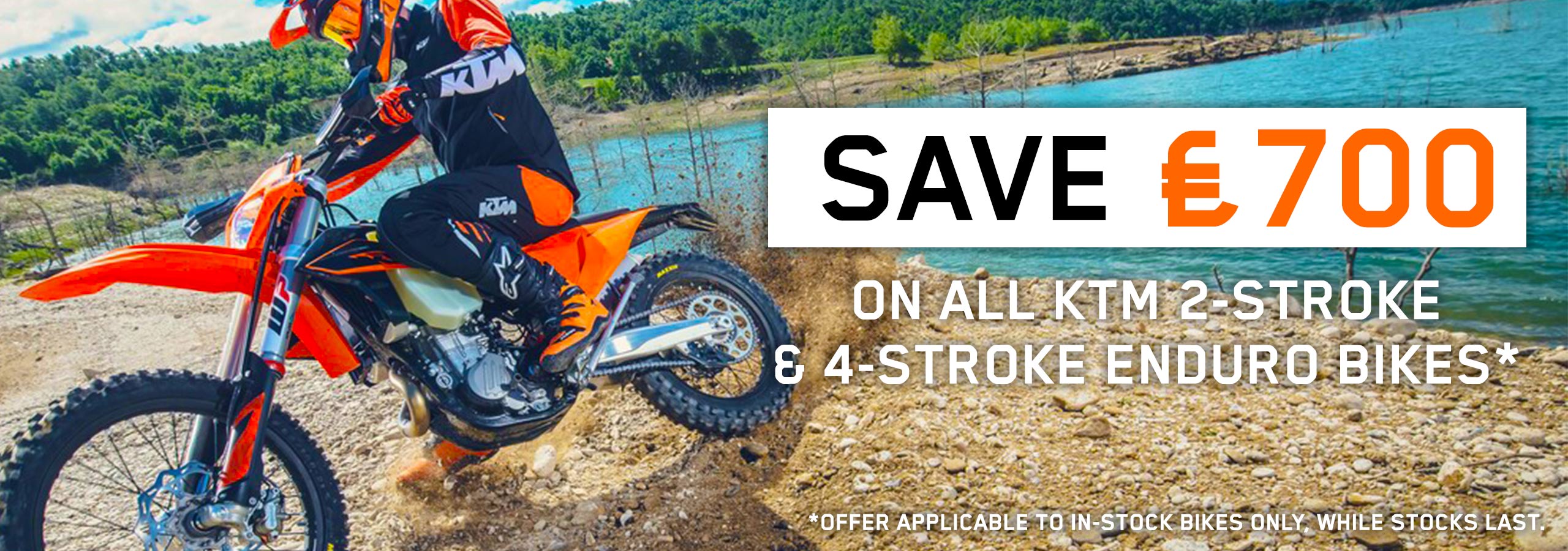 Save £700 on KTM Enduro bikes