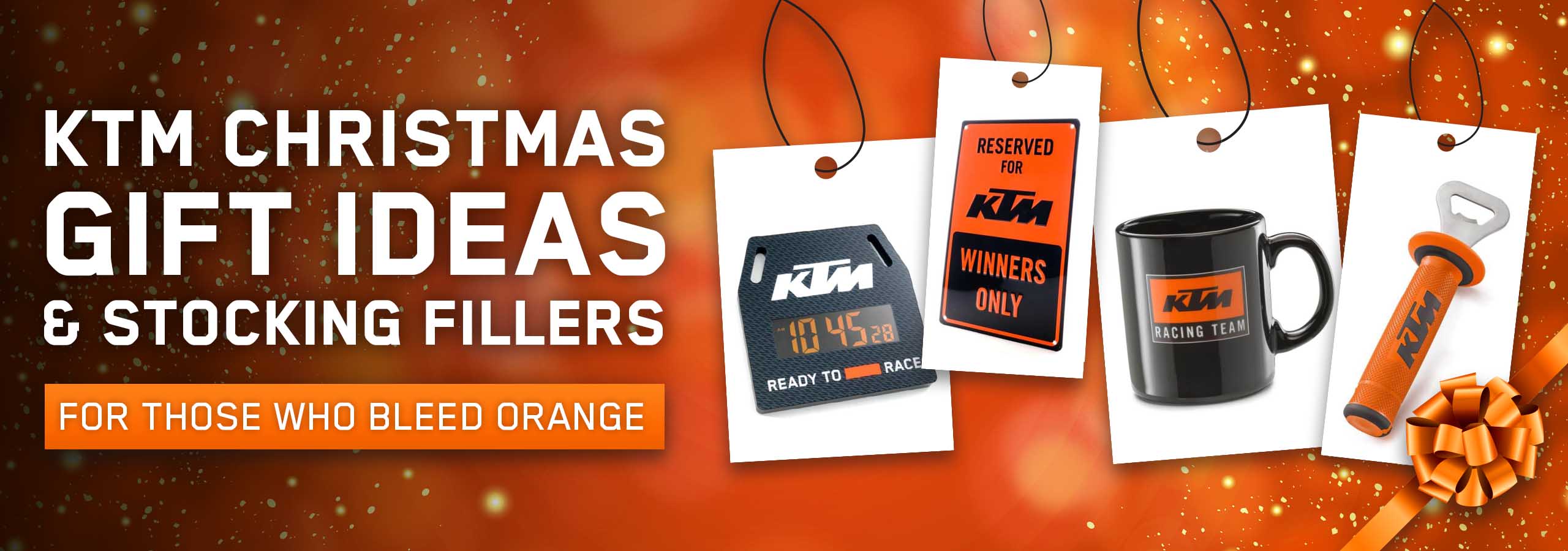 Shop our KTM gift ideas at Laguna Motorcycles in Maidstone and online at Laguna Direct