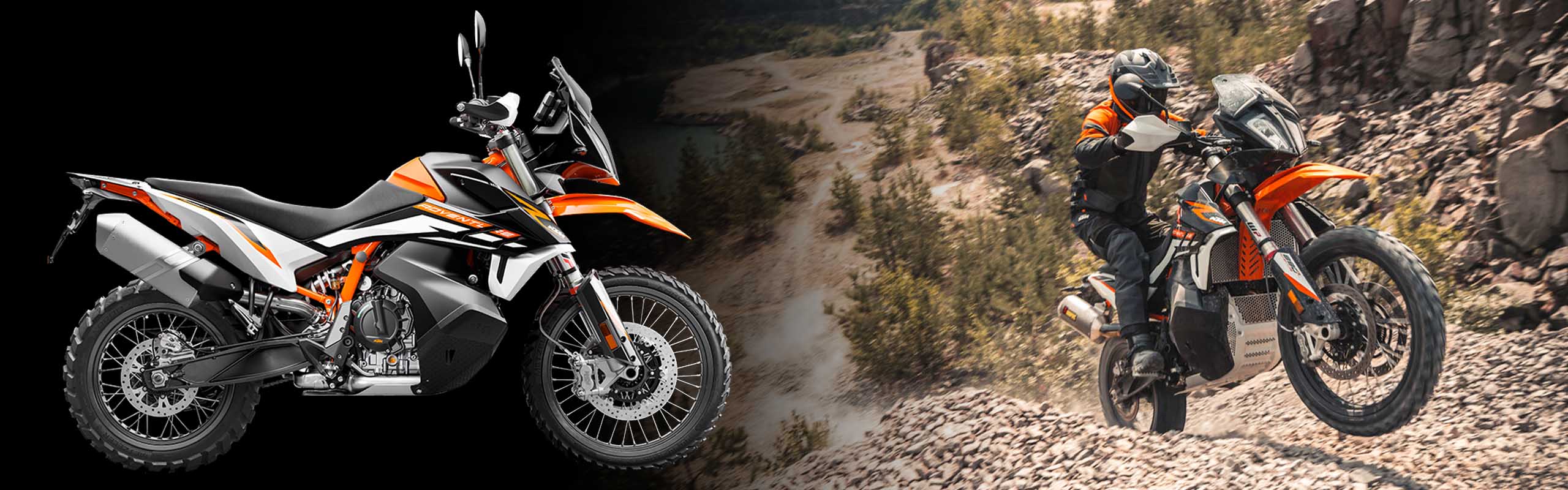 890 Adventure R in Action Banner