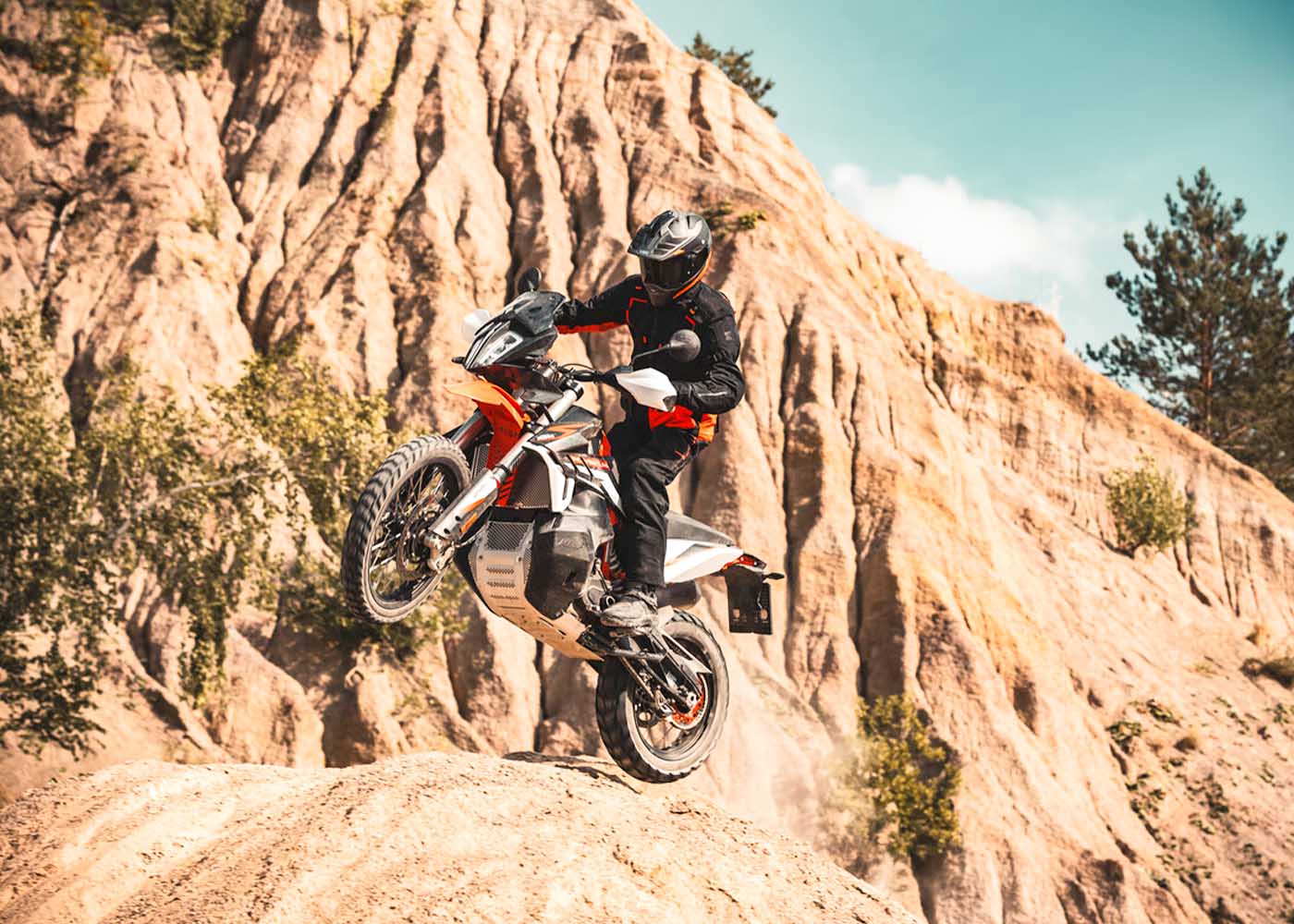 KTM 890 Adventure R in action