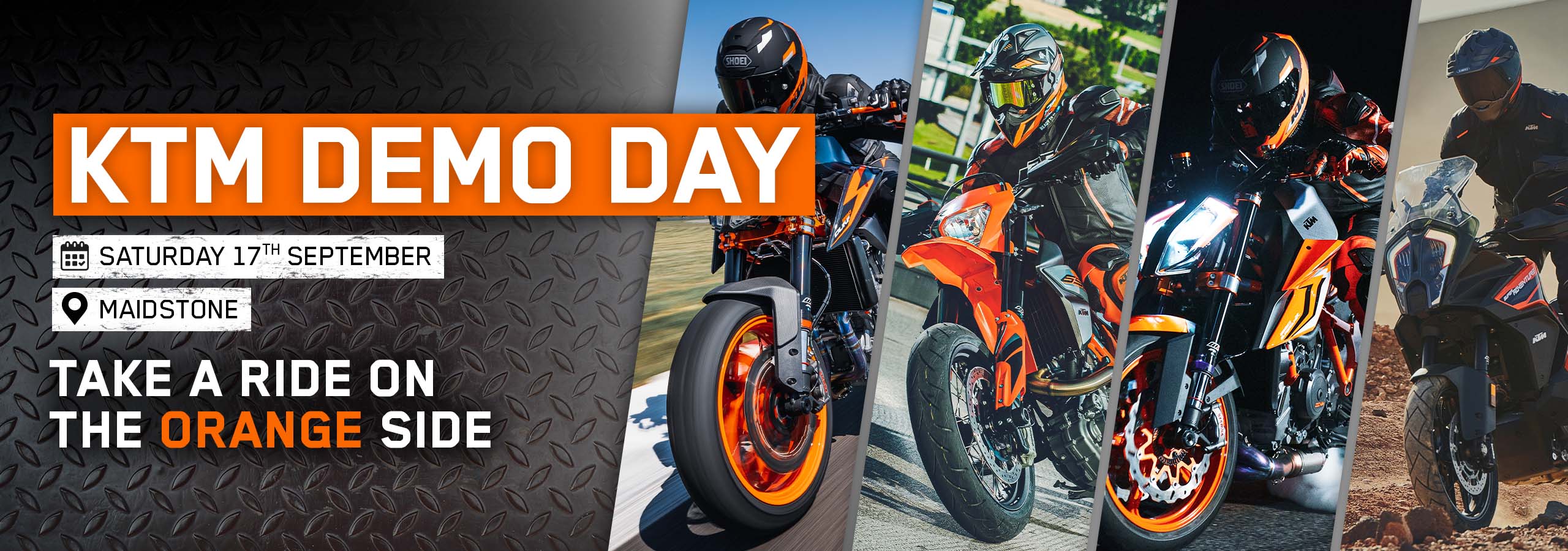 KTM Demo Day at Laguna Motorcycles in Maidstone on 17th September 2022