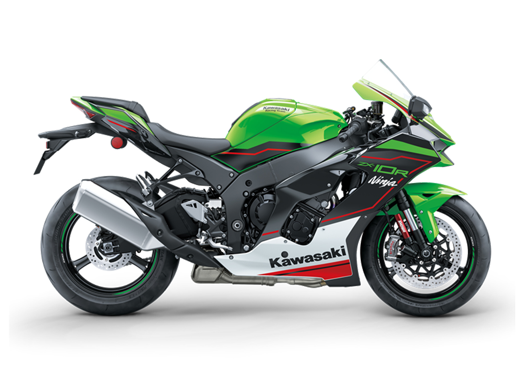 Race like the pros on a Kawasaki ZX-10R