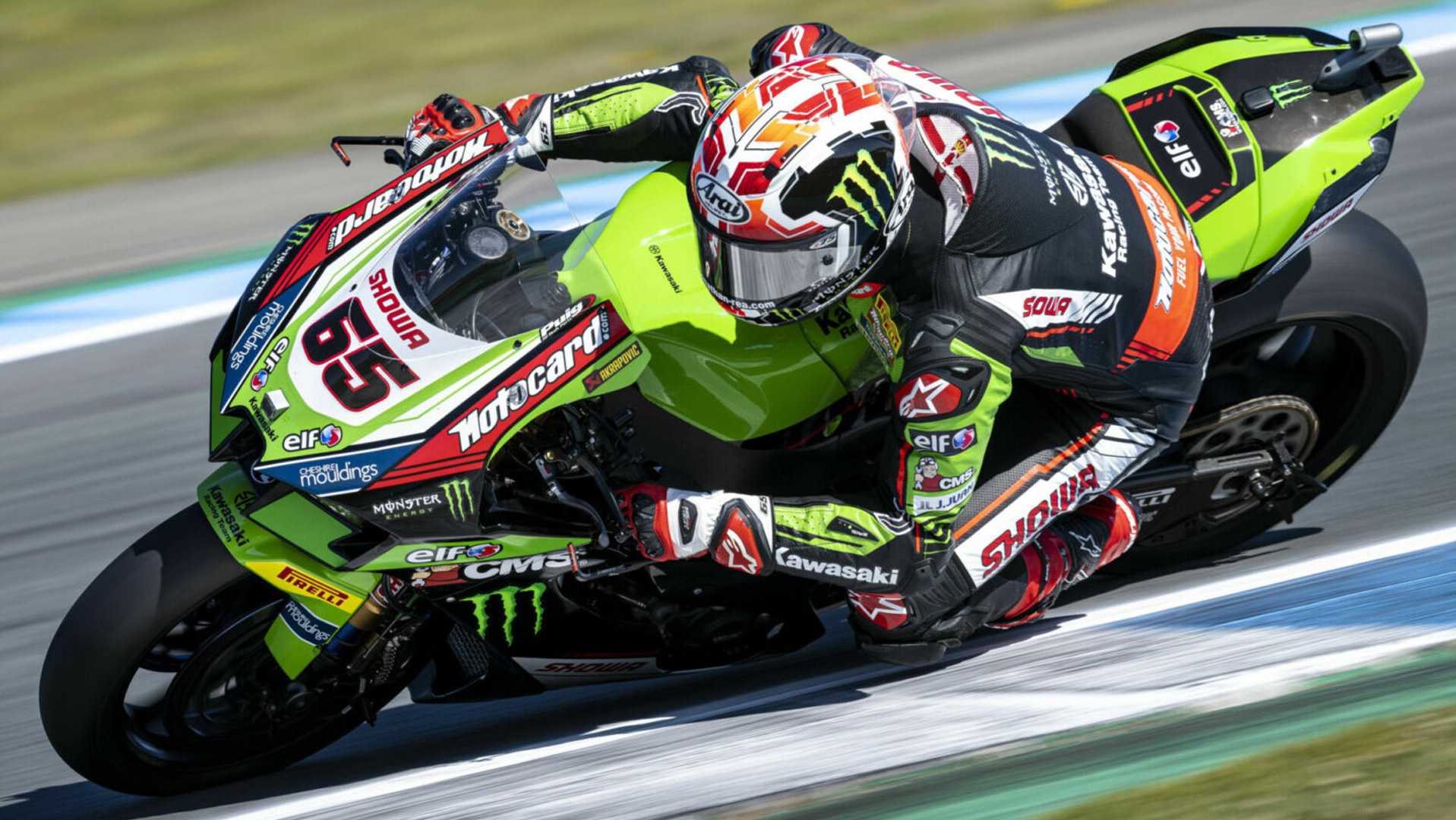 Kawasaki Racing Team in action - Number 65