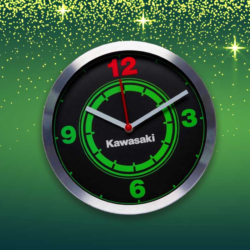 Kawasaki RPM Wall Clock available at Laguna Motorcycles in Maidstone