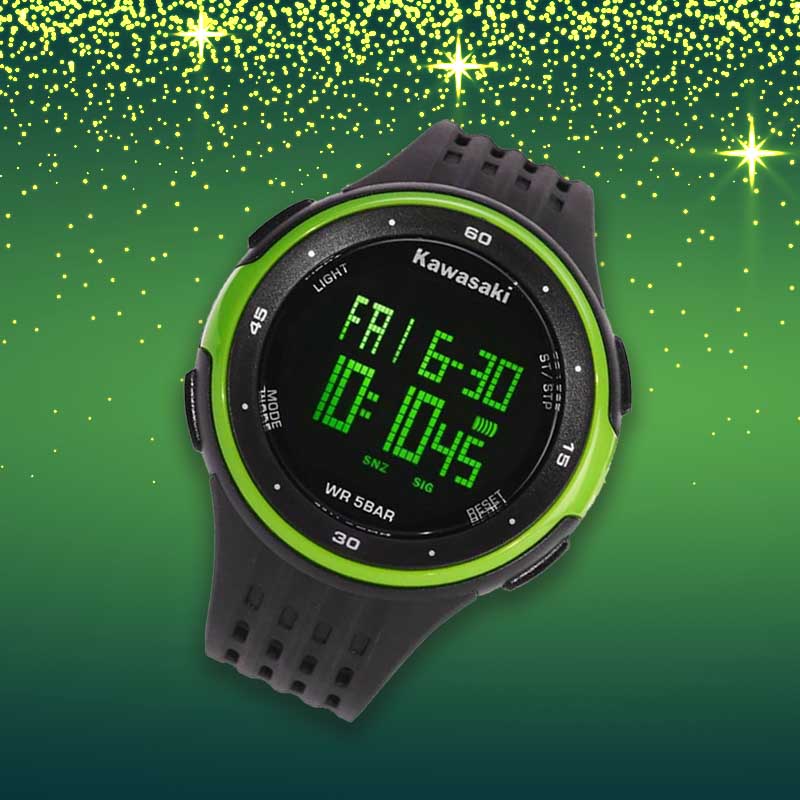 Kawasaki Digital Watch available at Laguna Motorcycles