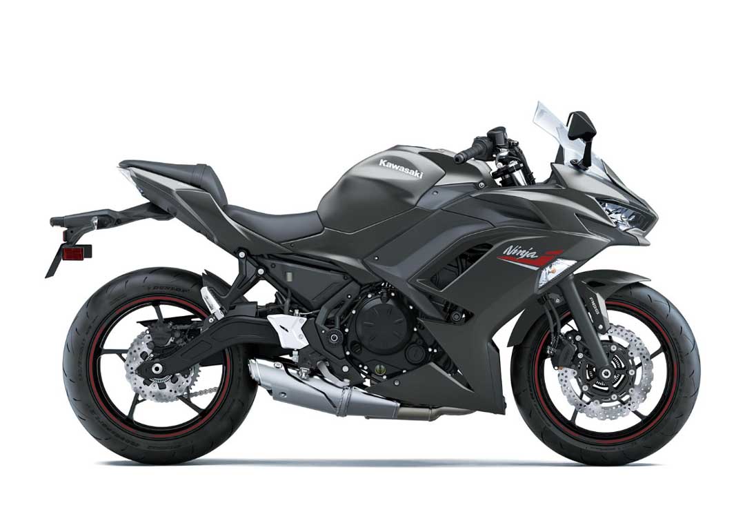 Ninja 650 in Metallic Matte Graphenesteel Grey and Ebony