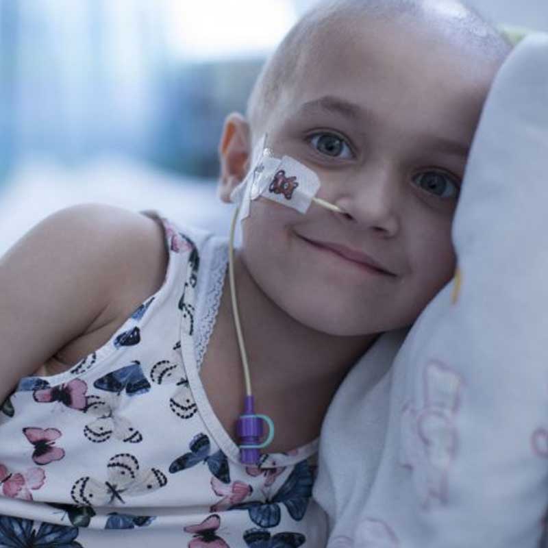 Child in hospital