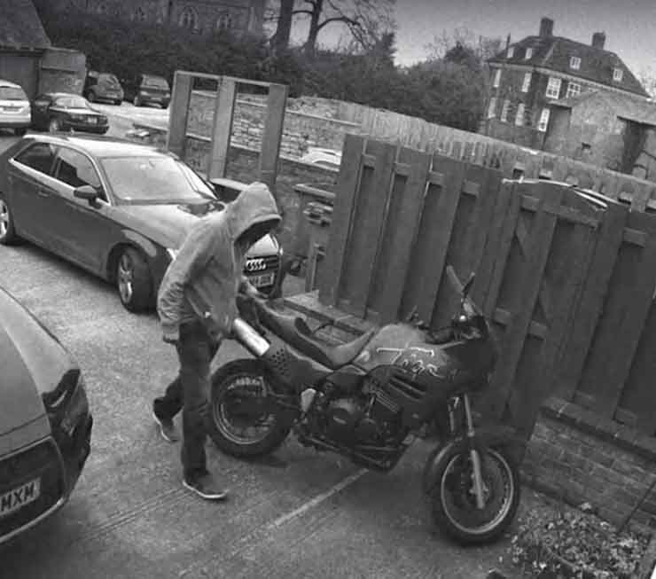 trackers and immobolisers for motorcycles
