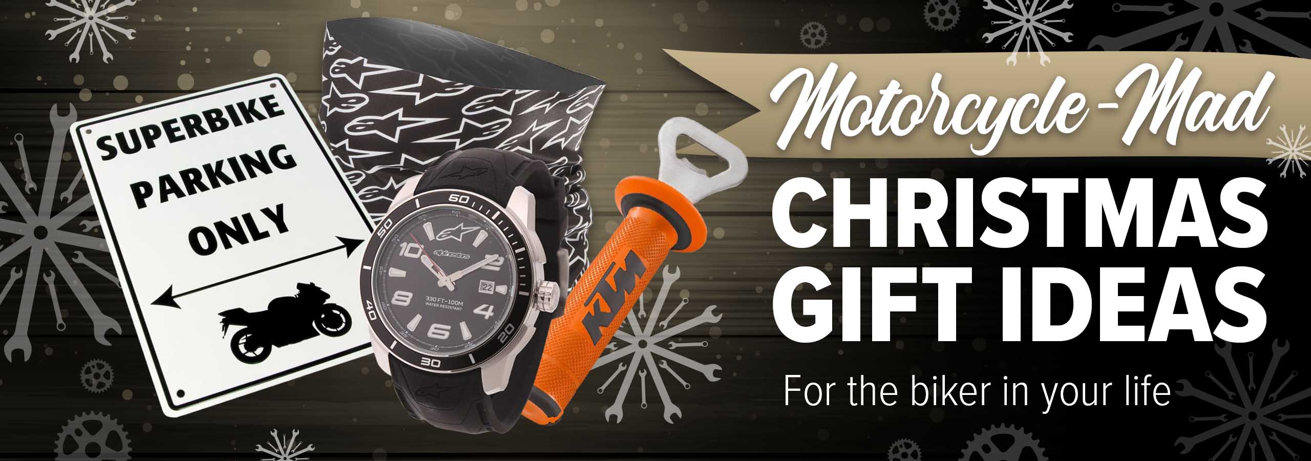 Laguna Motorcycles CHristmas gift ideas for the biker in your life