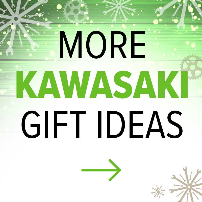 Shop Kawasaki merchandise and Christmas gifts at Laguna Motorcycles and Laguna Direct