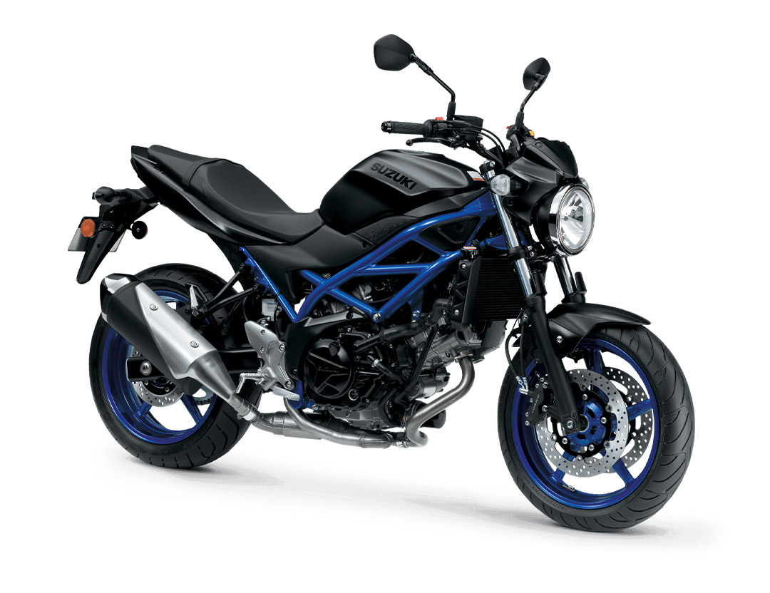 The Suzuki SV650 from the side