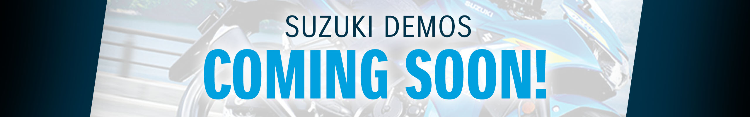 Suzuki Demo Bikes coming soon to Laguna Motorcycles