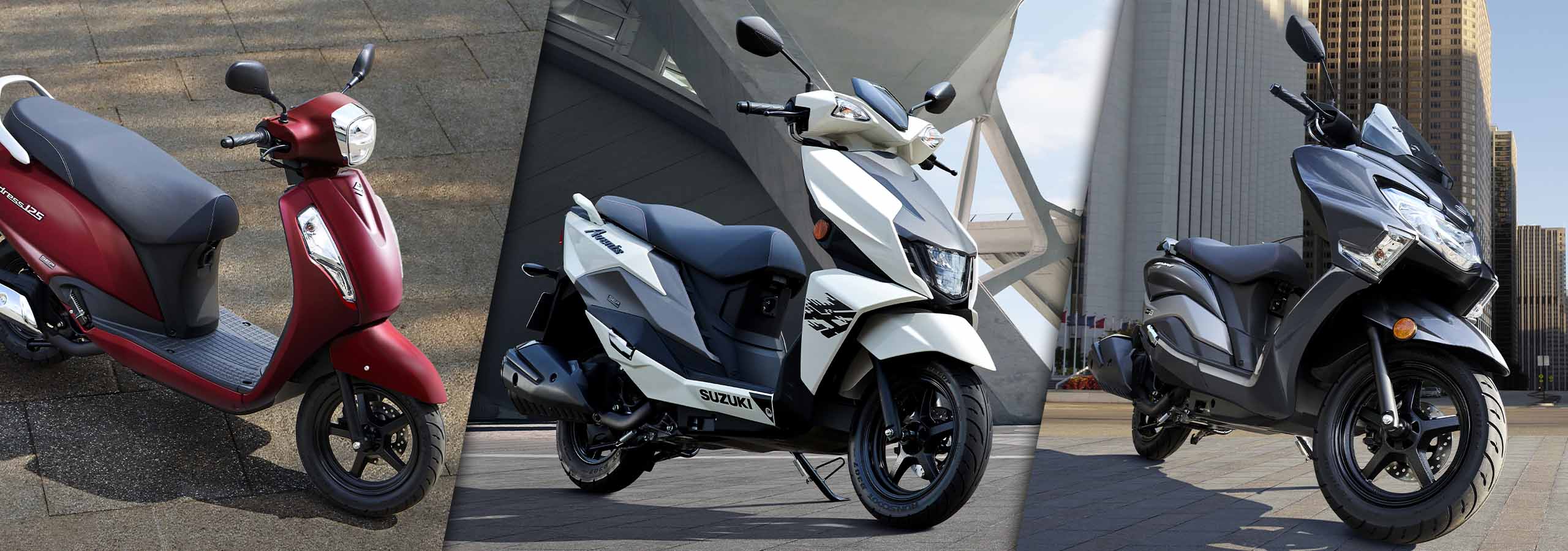 Brand new Suzuki 125cc scooters for 2023