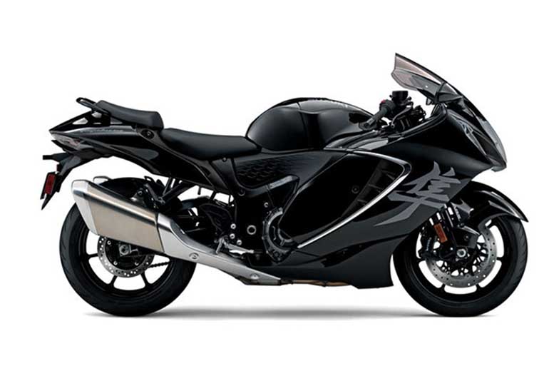 Hayabusa new colour: Metallic Matt Black / Glass Sparkle Black